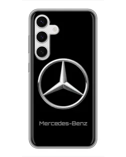 Чохол для Samsung Galaxy S24 з картинкою «Mercedes Silver Logo»