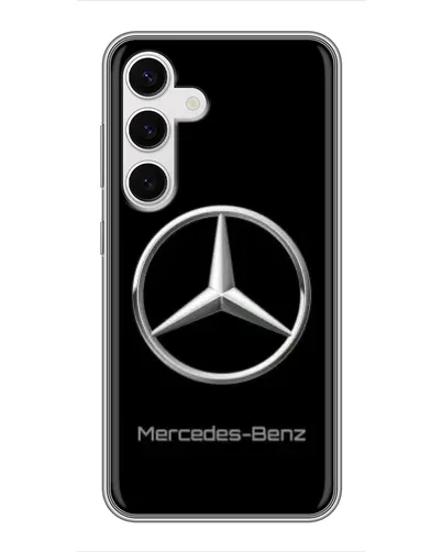 Чохол для Samsung Galaxy S24 з картинкою «Mercedes Silver Logo»