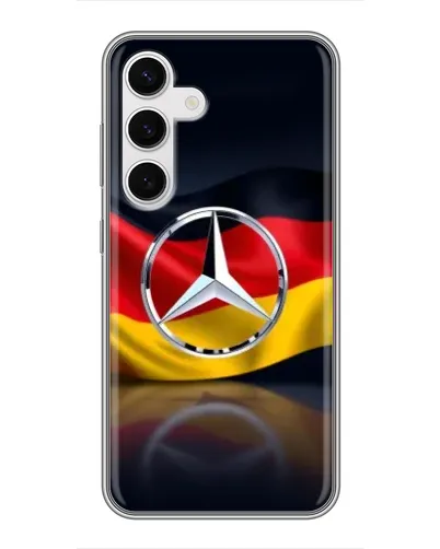 Чохол для Samsung Galaxy S24 з картинкою «Mercedes — прапор Німеччини»