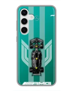 Чохол для Samsung Galaxy S24 з картинкою «Mercedes AMG Petronas»