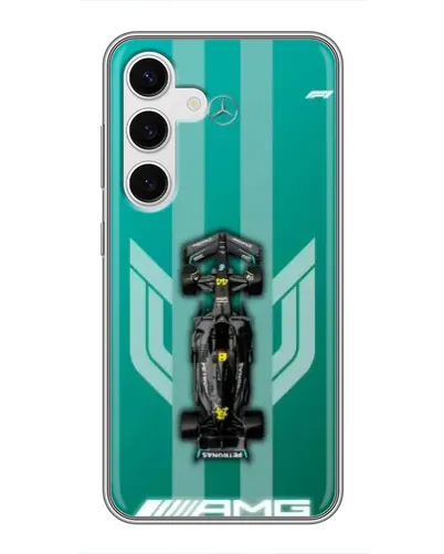 Чохол для Samsung Galaxy S24 з картинкою «Mercedes AMG Petronas»