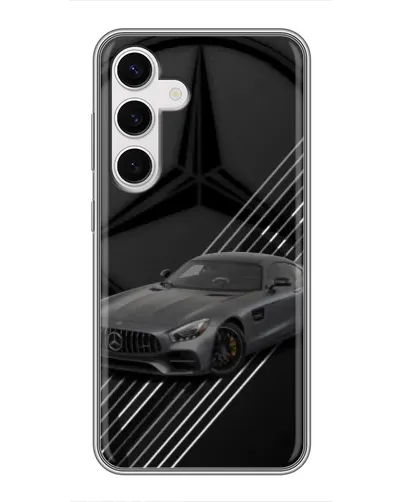 Чохол для Samsung Galaxy S24 з картинкою «Mercedes AMG — графіка»