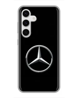 Чохол для Samsung Galaxy S24 з картинкою «Mercedes класичний лого»