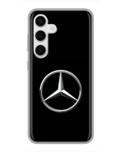 Чохол для Samsung Galaxy S24 з картинкою «Mercedes класичний лого»