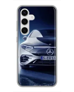 Чохол для Samsung Galaxy S24 з картинкою «Mercedes EQ — майбутнє»