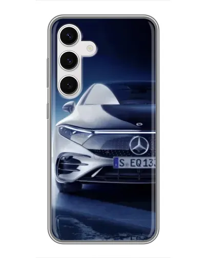 Чохол для Samsung Galaxy S24 з картинкою «Mercedes EQ — майбутнє»