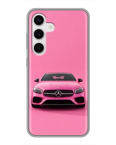 Чехол для Samsung Galaxy S24 с картинкой «Розовый Mercedes AMG» Чехол для Samsung Galaxy S24 с картинкой «Розовый Mercedes AMG»