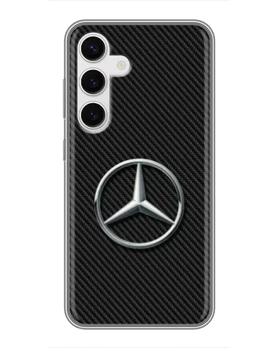 Чехол для Samsung Galaxy S24 с картинкой «Карбоновый Mercedes стиль» Чехол для Samsung Galaxy S24 с картинкой «Карбоновый Mercedes стиль»