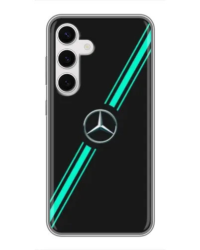 Чехол для Samsung Galaxy S24 с картинкой «Спортивные линии Mercedes» Чехол для Samsung Galaxy S24 с картинкой «Спортивные линии Mercedes»