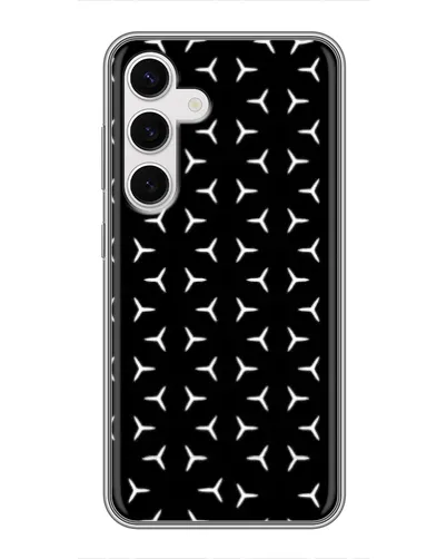 Чехол для Samsung Galaxy S24 с картинкой «Mercedes паттерн звезд» Чехол для Samsung Galaxy S24 с картинкой «Mercedes паттерн звезд»