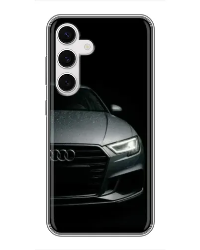 Чехол для Samsung Galaxy S24 с картинкой «Audi — детализация кузова» Чехол для Samsung Galaxy S24 с картинкой «Audi — детализация кузова»