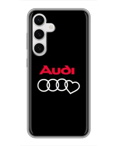 Чехол для Samsung Galaxy S24 с картинкой «Логотип Audi Heart» Чехол для Samsung Galaxy S24 с картинкой «Логотип Audi Heart»