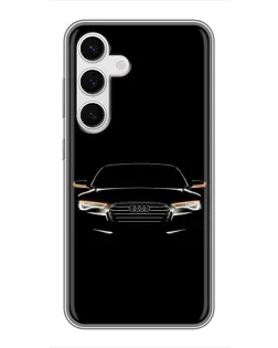 Чохол для Samsung Galaxy S24 з картинкою «Audi — нічний контур» Чохол для Samsung Galaxy S24 з картинкою «Audi — нічний контур»