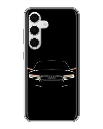 Чехол для Samsung Galaxy S24 с картинкой «Audi — ночной контур» Чехол для Samsung Galaxy S24 с картинкой «Audi — ночной контур»