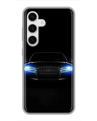 Чехол для Samsung Galaxy S24 с картинкой «Audi в неоне» Чехол для Samsung Galaxy S24 с картинкой «Audi в неоне»