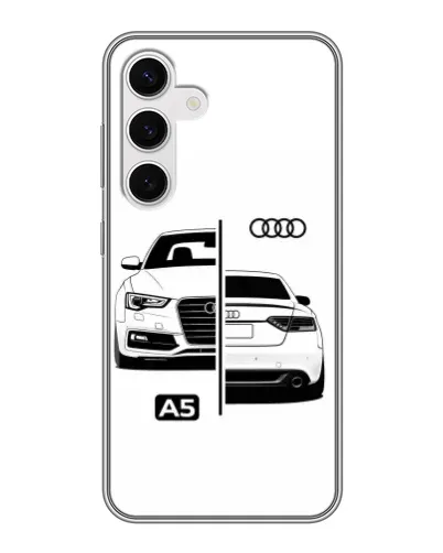 Чехол для Samsung Galaxy S24 с картинкой «Audi — контрастный дизайн» Чехол для Samsung Galaxy S24 с картинкой «Audi — контрастный дизайн»