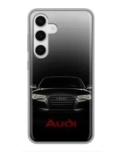 Чохол для Samsung Galaxy S24 з картинкою «Audi — градієнтний контур» Чохол для Samsung Galaxy S24 з картинкою «Audi — градієнтний контур»