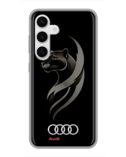 Чехол для Samsung Galaxy S24 с картинкой «Графика — пантера и Audi» Чехол для Samsung Galaxy S24 с картинкой «Графика — пантера и Audi»