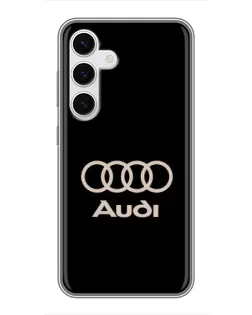 Чохол для Samsung Galaxy S24 з картинкою «Audi — золотий логотип» Чохол для Samsung Galaxy S24 з картинкою «Audi — золотий логотип»