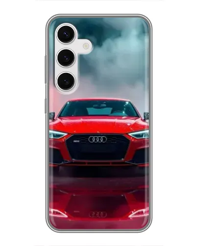 Чехол для Samsung Galaxy S24 с картинкой «Audi RS — красный стиль» Чехол для Samsung Galaxy S24 с картинкой «Audi RS — красный стиль»