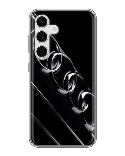 Чехол для Samsung Galaxy S24 с картинкой «Audi — абстрактные кольца» Чехол для Samsung Galaxy S24 с картинкой «Audi — абстрактные кольца»
