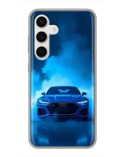 Чохол для Samsung Galaxy S24 з картинкою «Audi — блакитна енергія» Чохол для Samsung Galaxy S24 з картинкою «Audi — блакитна енергія»