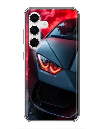 Чехол для Samsung Galaxy S24 с картинкой «Lamborghini красное сияние» Чехол для Samsung Galaxy S24 с картинкой «Lamborghini красное сияние»