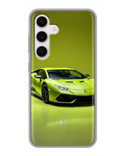 Чехол для Samsung Galaxy S24 с картинкой «Салатовый Lamborghini Huracan» Чехол для Samsung Galaxy S24 с картинкой «Салатовый Lamborghini Huracan»
