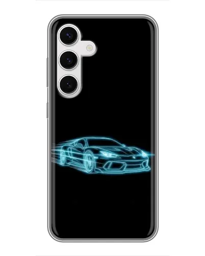 Чехол для Samsung Galaxy S24 с картинкой «Неоновый контур Lamborghini» Чехол для Samsung Galaxy S24 с картинкой «Неоновый контур Lamborghini»