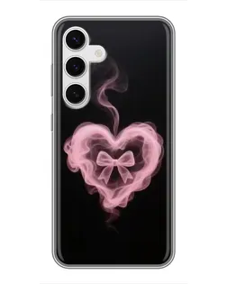 Чехол для Samsung Galaxy S24 с картинкой «Дымчатое сердце»