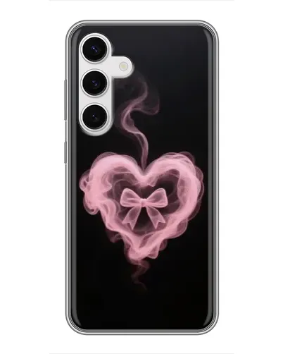 Чехол для Samsung Galaxy S24 с картинкой «Дымчатое сердце»