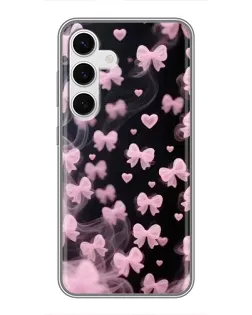 Чехол для Samsung Galaxy S24 с картинкой «Неоновое кружево»