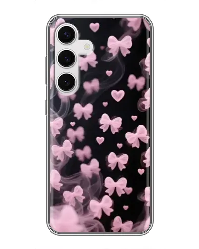 Чехол для Samsung Galaxy S24 с картинкой «Неоновое кружево»