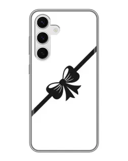 Чехол для Samsung Galaxy S24 с картинкой «Диагональный бант»