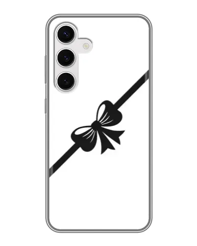 Чехол для Samsung Galaxy S24 с картинкой «Диагональный бант»