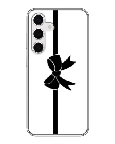 Чехол для Samsung Galaxy S24 с картинкой «Вертикальный бант»