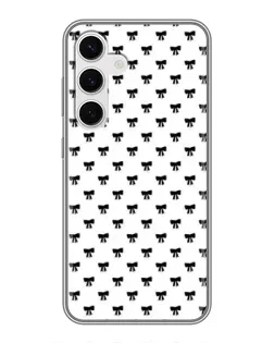 Чехол для Samsung Galaxy S24 с картинкой «Мини-бантики»