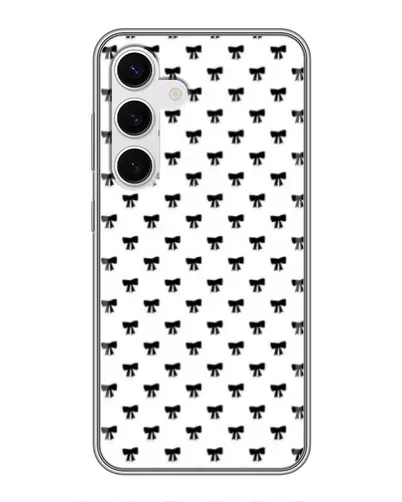 Чехол для Samsung Galaxy S24 с картинкой «Мини-бантики»