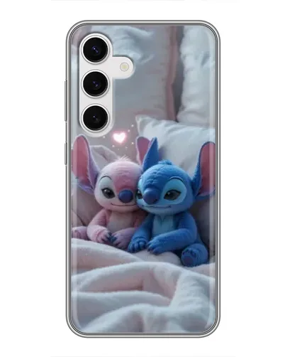 Чехол для Samsung Galaxy S24 с картинкой «Плюшевые Стич Ангел» Чехол для Samsung Galaxy S24 с картинкой «Плюшевые Стич Ангел»
