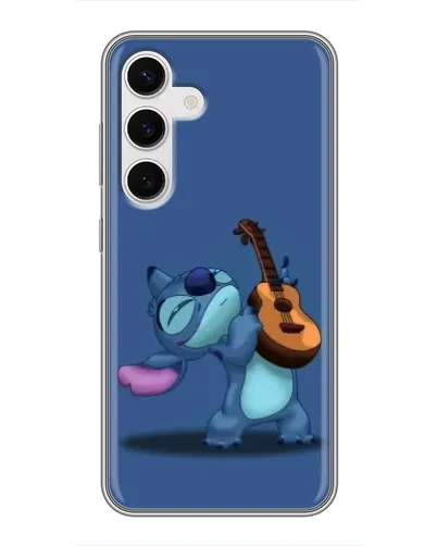 Чехол для Samsung Galaxy S24 с картинкой «Стич с укулеле» Чехол для Samsung Galaxy S24 с картинкой «Стич с укулеле»