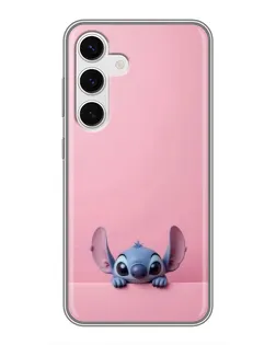 Чехол для Samsung Galaxy S24 с картинкой «Stitch выглядывает»