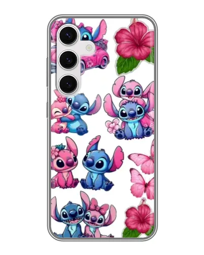Чехол для Samsung Galaxy S24 с картинкой «Стикеры Stitch и Angel» Чехол для Samsung Galaxy S24 с картинкой «Стикеры Stitch и Angel»
