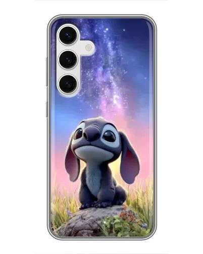 Чехол для Samsung Galaxy S24 с картинкой «Стич на рассвете» Чехол для Samsung Galaxy S24 с картинкой «Стич на рассвете»