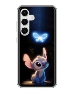 Чехол для Samsung Galaxy S24 с картинкой «Сияющий Стич»