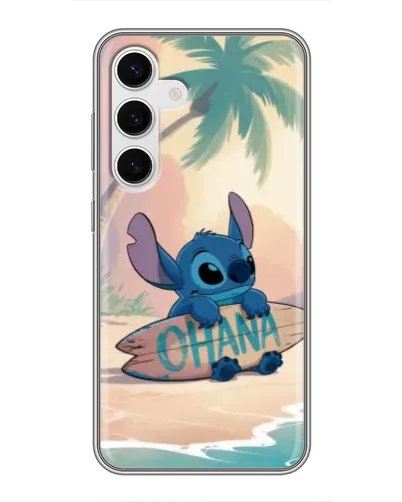 Чехол для Samsung Galaxy S24 с картинкой «Стич на серфе» Чехол для Samsung Galaxy S24 с картинкой «Стич на серфе»