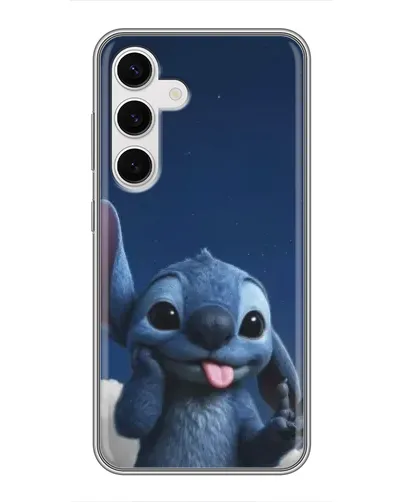 Чехол для Samsung Galaxy S24 с картинкой «Стич в облаках» Чехол для Samsung Galaxy S24 с картинкой «Стич в облаках»
