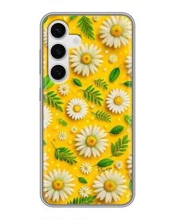 Чехол для Samsung Galaxy S24 с картинкой «Ромашковое солнце» Чехол для Samsung Galaxy S24 с картинкой «Ромашковое солнце»
