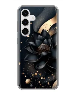 Чехол для Samsung Galaxy S24 с картинкой «Черный лотос» Чехол для Samsung Galaxy S24 с картинкой «Черный лотос»