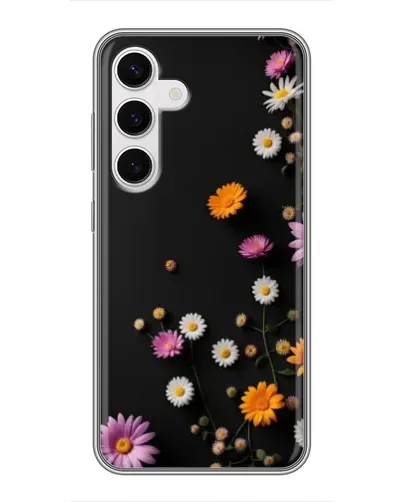 Чехол для Samsung Galaxy S24 с картинкой «Цветочная композиция»