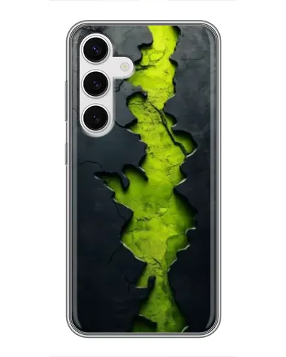 Чохол для Samsung Galaxy S24 з картинкою «Салатовий розлом скелі» Чохол для Samsung Galaxy S24 з картинкою «Салатовий розлом скелі»